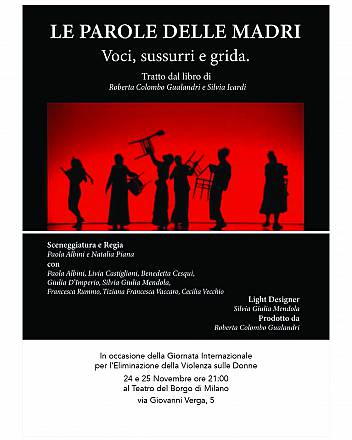 “le parole delle madri. voci, sussurri, grida